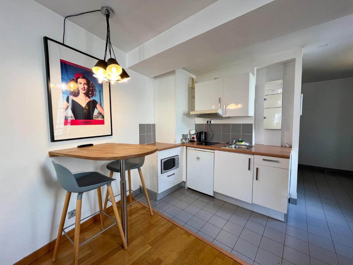 Ferienwohnung Charmant Studio Dans Un Immeuble Paris 5 Exterior foto